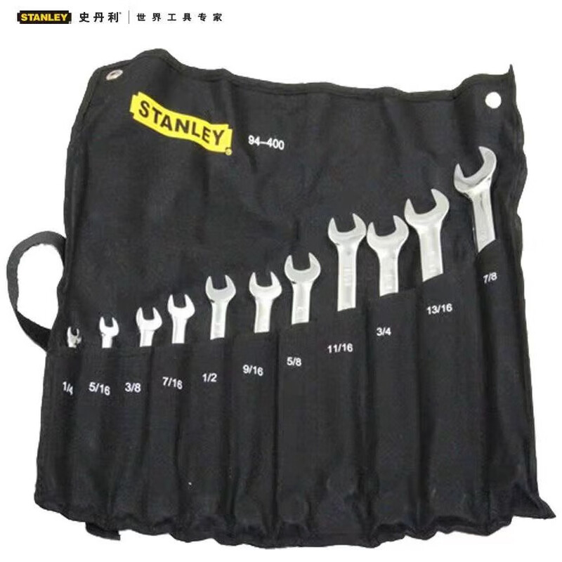 STANLEY/史丹利 11件套英制精抛光两用长扳手 94-400-22