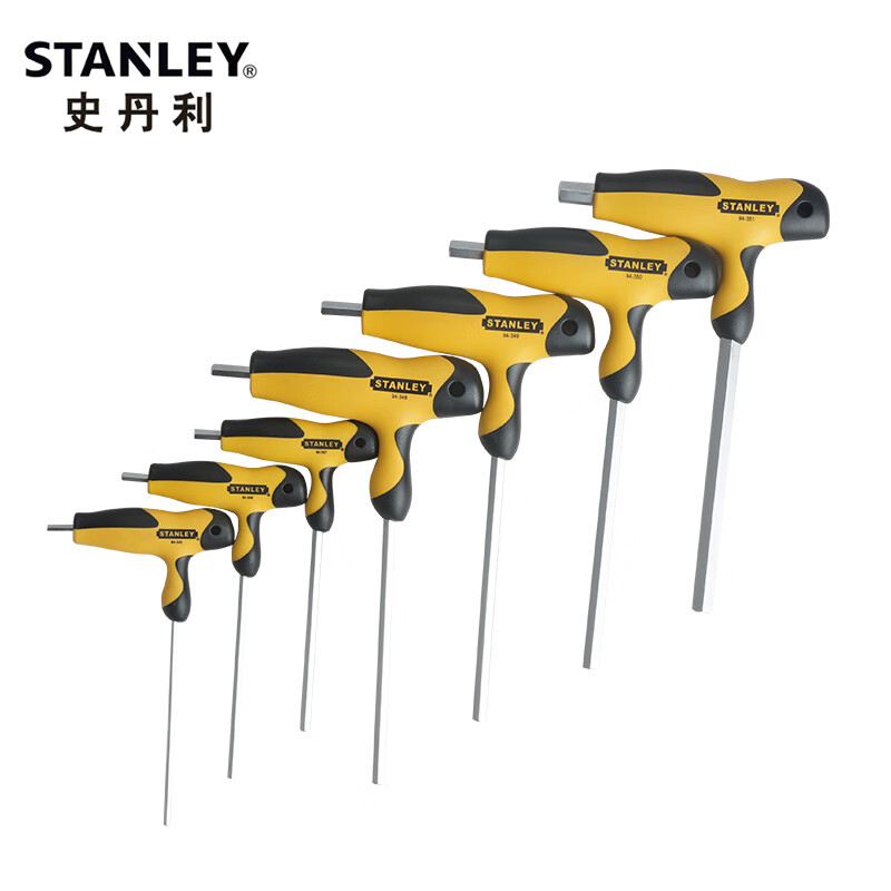 STANLEY/史丹利 公制T形内六角扳手6mm 94-348-23