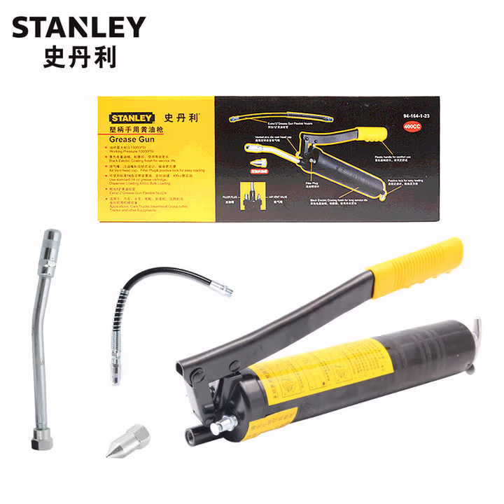 STANLEY/史丹利 专业级塑柄手动黄油枪400CC 94-164-1-23