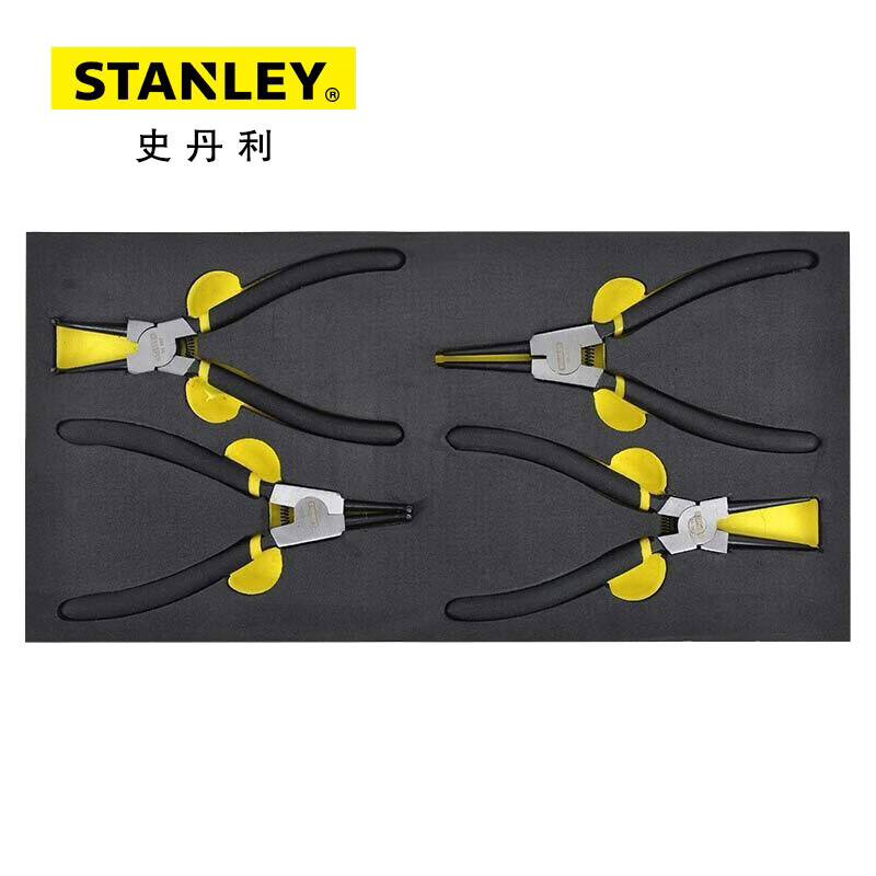 STANLEY/史丹利 EVA工具托组套-4件卡簧钳 90-069-23