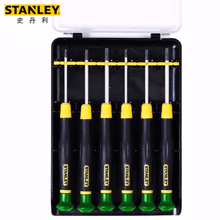STANLEY/史丹利 6件套花形微型螺丝批组套 66-396-23
