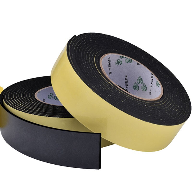 海斯迪克 HKQS-89 EVA单面泡棉胶带 防震防撞胶泡棉胶密封胶条 强粘工业泡沫胶带 10mm*10米(1mm厚)5卷