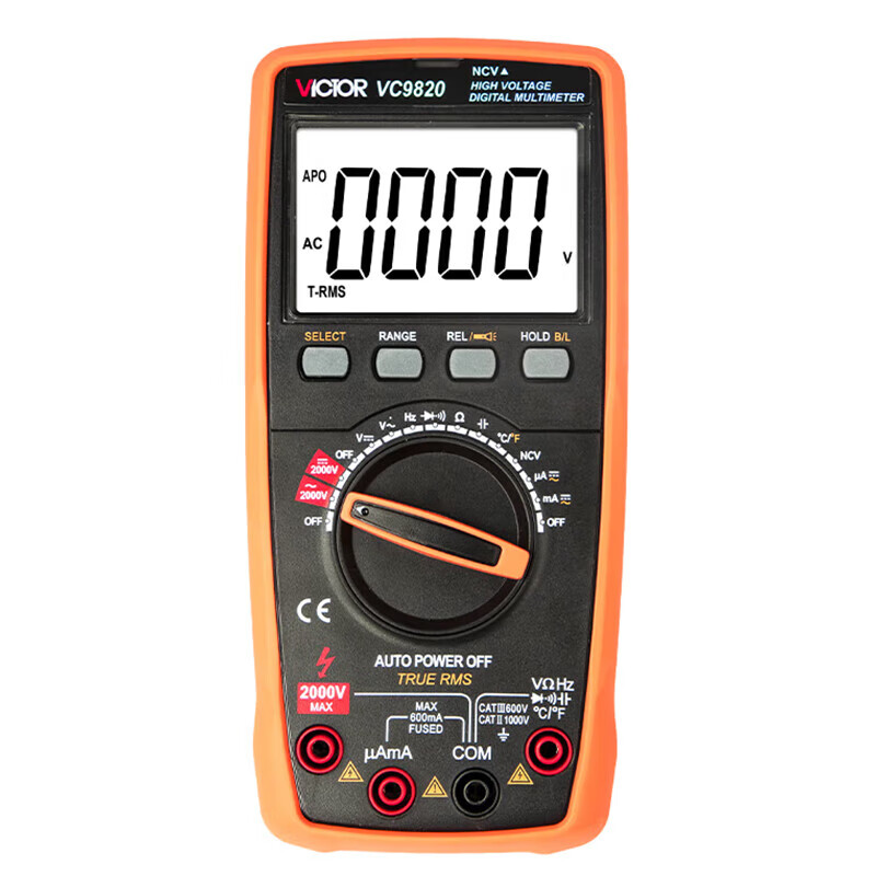 VICTOR/胜利仪器 数显万用表   VC9820