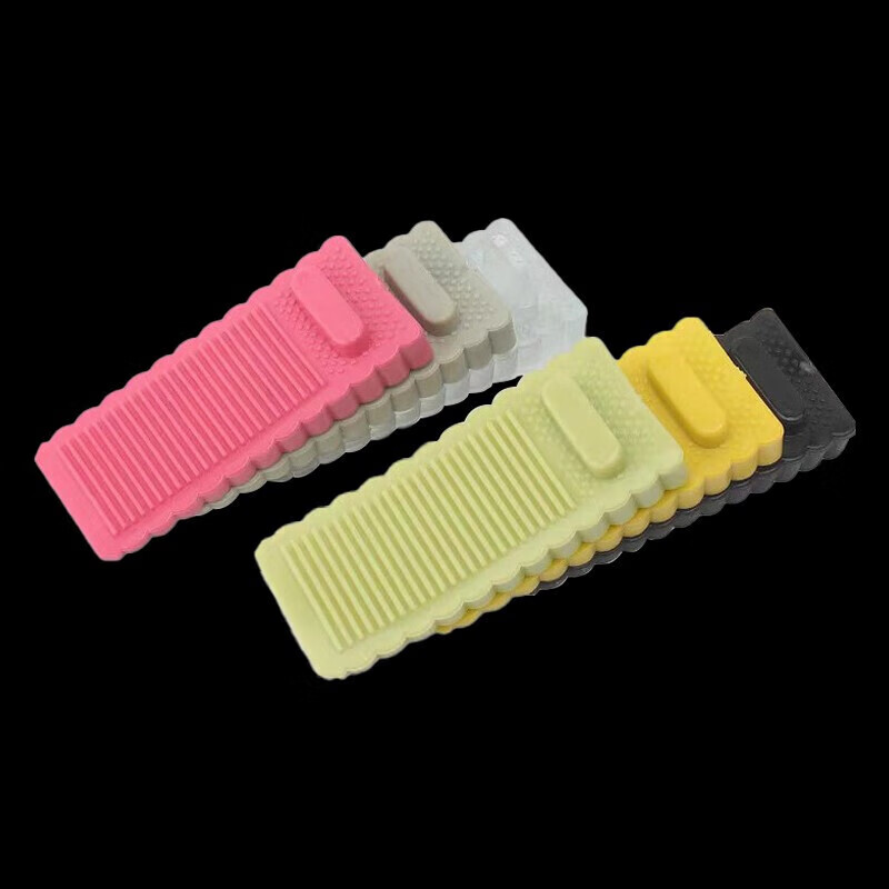 海斯迪克防撞门塞 门阻安全移动门塞门挡防滑固定门夹定门器HKsq-437 颜色随机3只