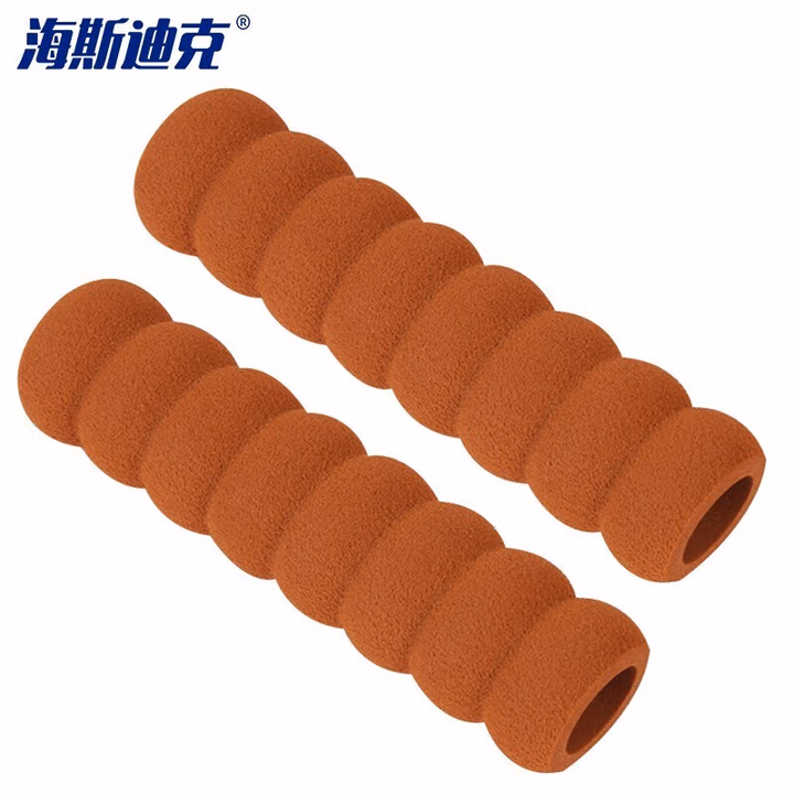 海斯迪克HKSY-90  门把手防撞保护套 加厚橡胶安全门把手套 门拉手防碰套 咖啡色5个（糖葫芦型）