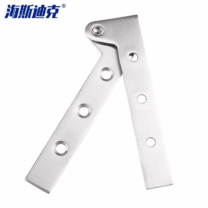 海斯迪克HKSY-78 不锈钢鸡嘴铰链 边转轴翻窗铰链 七字形铰门窗铰链 不锈钢合页 大号