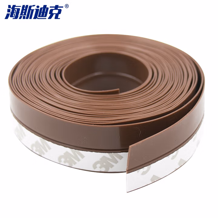 海斯迪克HKSY-67 自粘型密封条 隔音防水胶条 门缝门底防风条门窗保温保暖玻璃门封条 棕色35mm 5米1卷