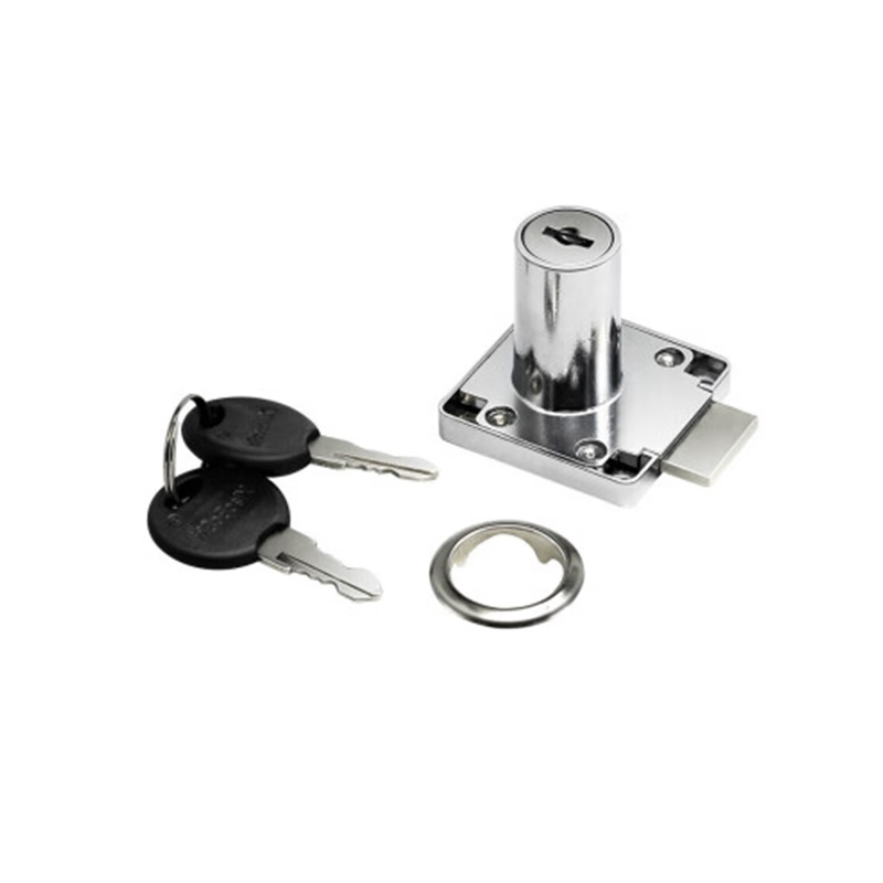 海斯迪克HKSY-35 办公桌抽屉锁安全锁 平头抽屉锁加厚门柜锁 方舌抽屉锁 138-22【锌合金】（配螺丝）