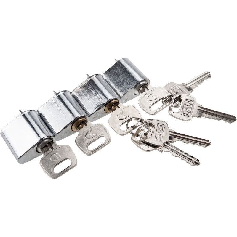 海斯迪克HKSY-28 消防门锁芯 防火门锁芯通道锁芯逃生锁电箱锁芯 铝芯不通开（3把钥匙）