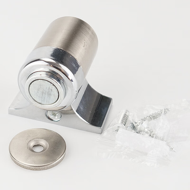 HYSTIC/海斯迪克 HKsq-65 地装门吸加厚门阻防撞隐形门挡磁吸锌合金吸门器强磁实木门地吸 配螺丝 拉丝钢