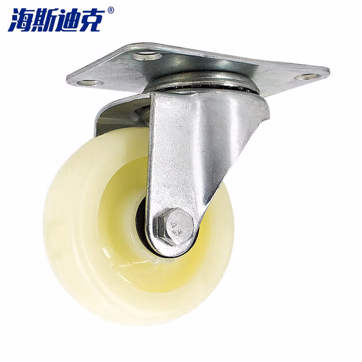 HYSTIC/海斯迪克 HKqy-61 肥仔白脚轮 尼龙轮家具椅子耐磨PP脚轮桌椅滑轮 3寸转向轮