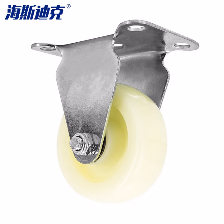 HYSTIC/海斯迪克 HKqy-61 肥仔白脚轮 尼龙轮家具椅子耐磨PP脚轮桌椅滑轮 3寸定向轮