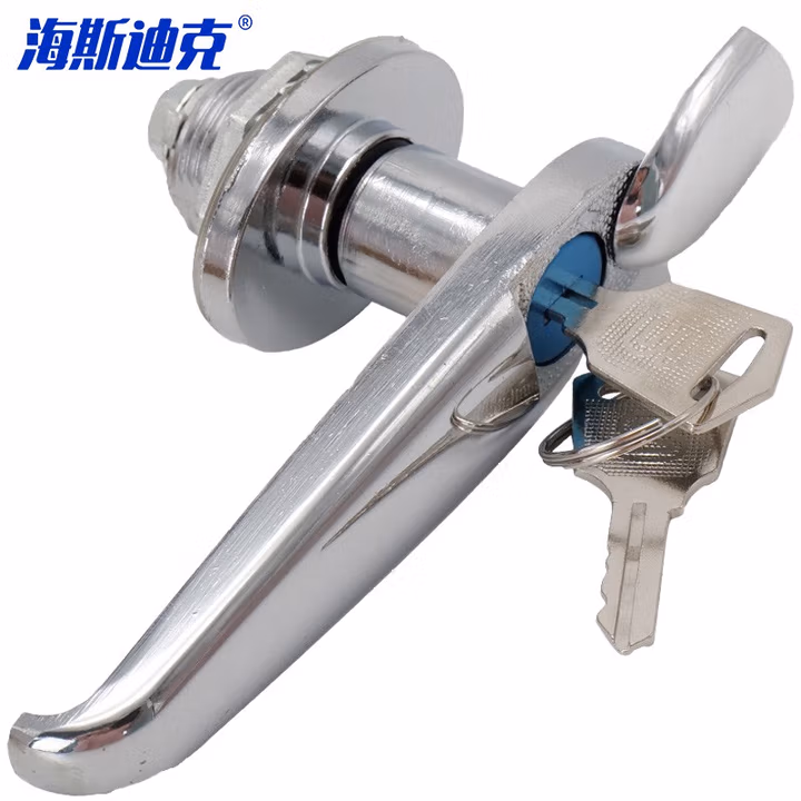 HYSTIC/海斯迪克 HKDP-31 配电箱锁 电柜门把锁 设备锁执手锁通信箱锁 短款308-3(铝合金)