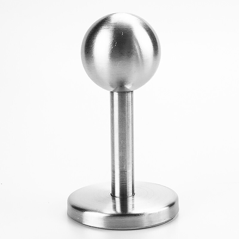 HYSTIC/海斯迪克 HKDP-266 不锈钢衣杆管托 法兰座高圆头座衣通座杆拖 19mm全通(带装饰盖)