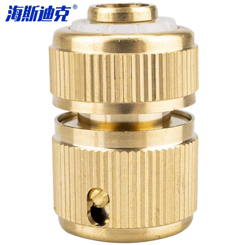 HYSTIC/海斯迪克 HKDP-137 4分水管铜通水接头 工具接头 铜通接头