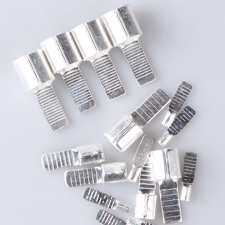 HYSTIC/海斯迪克 C45插针鸭嘴式铜鼻子 DZ47空开断片型冷压接线端子HKsq-472 C45-6(100只)