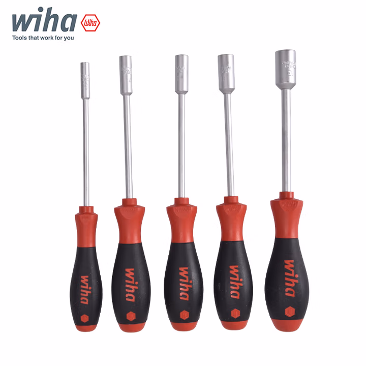 WIHA/威汉 SoftFinish短杆螺母套筒螺丝刀 01076