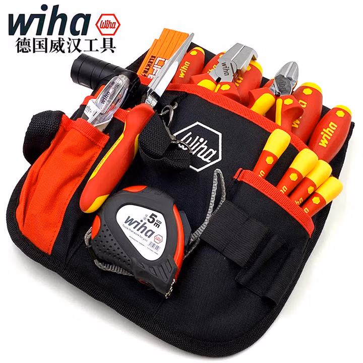 WIHA/威汉 电工工具腰包17件套 44574