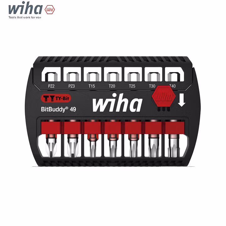 WIHA/威汉 BitBuddy 盒装终结者高抗扭冲击批头匣 29mm8件套 42098