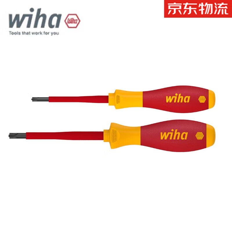 WIHA/威汉 Softfinish电工绝缘螺丝刀2件套 32281