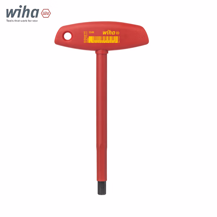 WIHA/威汉 电工绝缘T柄六角套筒扳手 27935