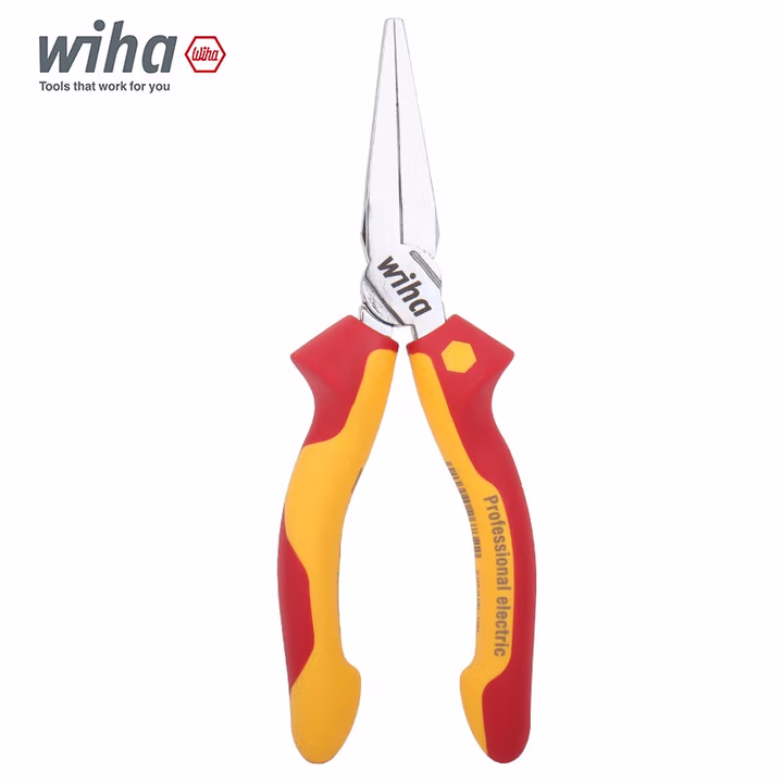 WIHA/威汉 专业型电工绝缘长平口钳 26732