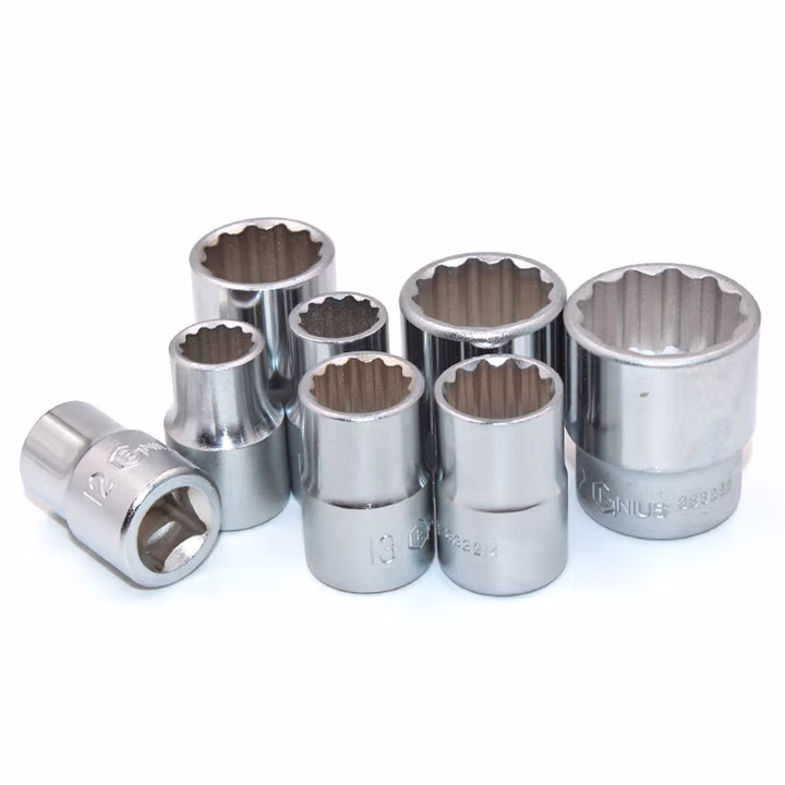 GENIUS/天赋 1/2″手动英制12角套筒 473834