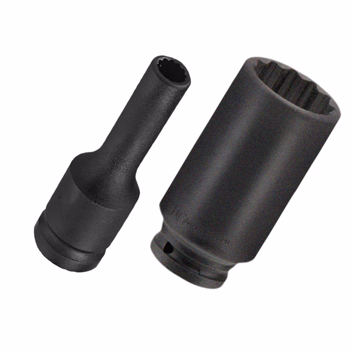 GENIUS/天赋 1/2″公制气动薄壁12角长套筒（铬钼钢） 448521