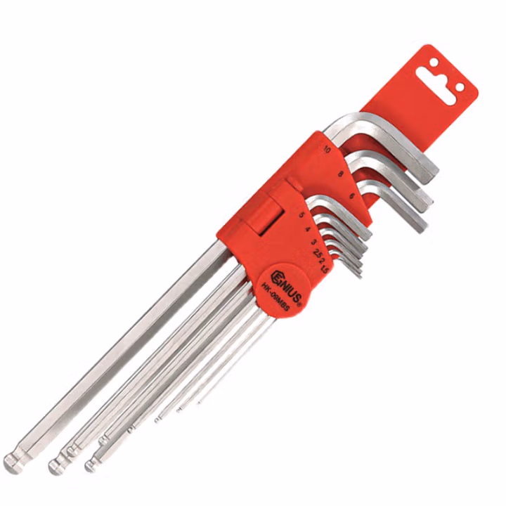 GENIUS/天赋 公制腰挎装内6角扳手组（9件套） HK-009M