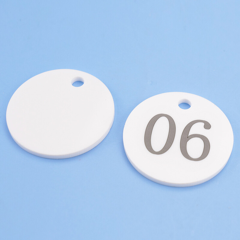 海斯迪克 HKL-221 亚克力数字号码牌 定制寄存牌手圈桑拿手牌 单面数字牌 下单请备注