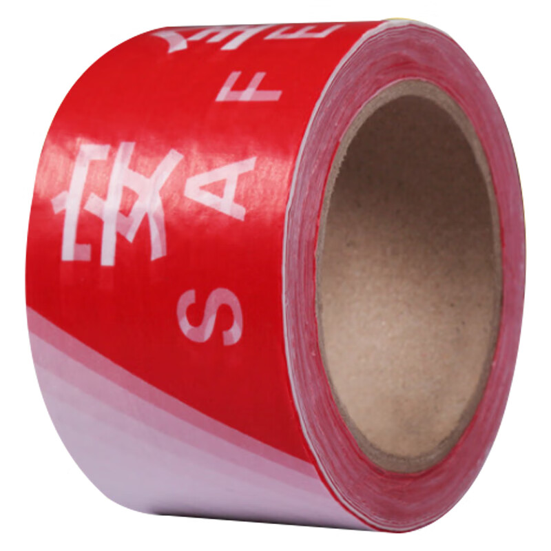 海斯迪克 HKLZ-4 一次性红白注意安全100米（2卷）隔离带警戒线 警戒带交通工程警告分隔带 警示带工地安全带