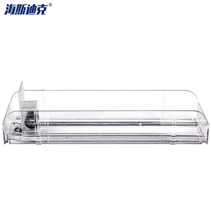 海斯迪克 HKW-164 亚克力一体式自动烟架展示架 便利店超市自动推烟器 卷烟助推器 24cm双边8包（送标签纸）