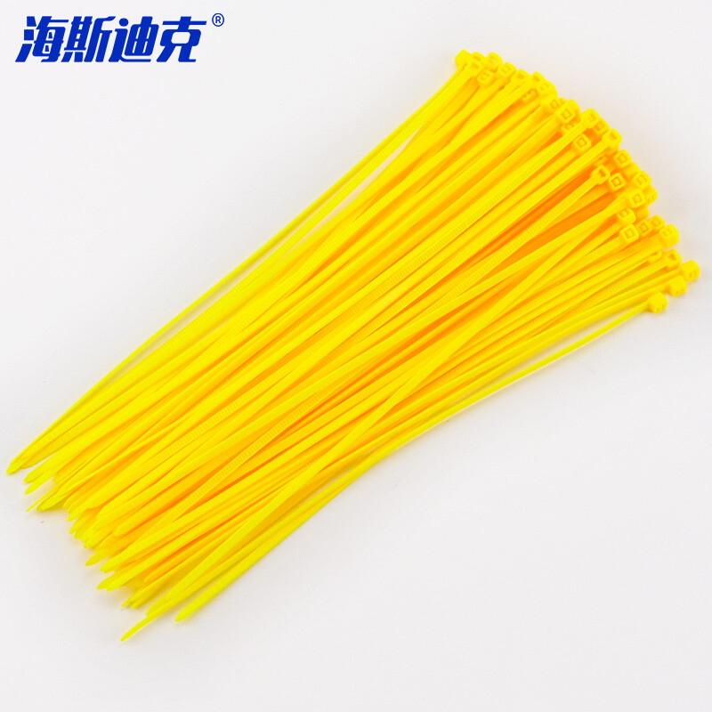 海斯迪克 HK-684 医疗封口扎带吊牌 垃圾袋尼龙医疗废物标识牌标签吊牌 100条扎带