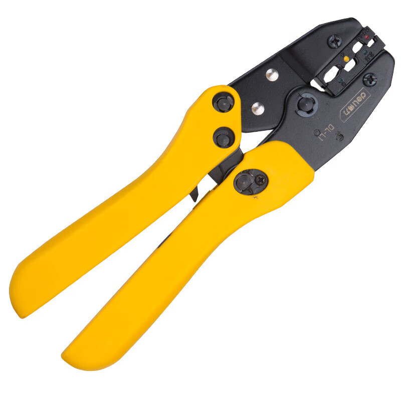 deli得力DL-L1绝缘端子压接钳9寸(黄)(把)