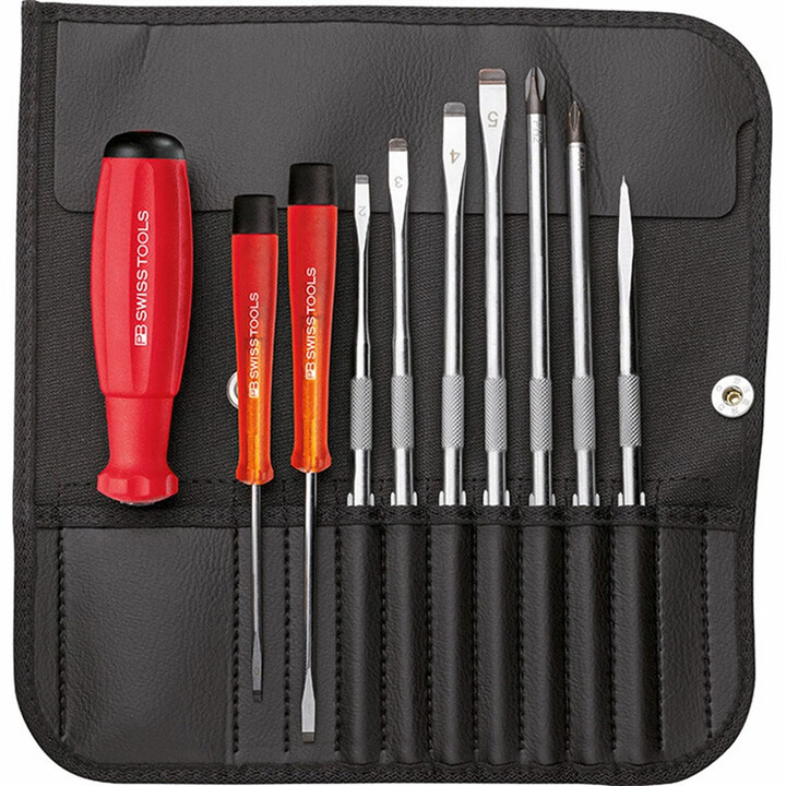 PB SWISS TOOLS/ 瑞铂 便携式卷袋螺丝刀组套 PB 8215.L 25