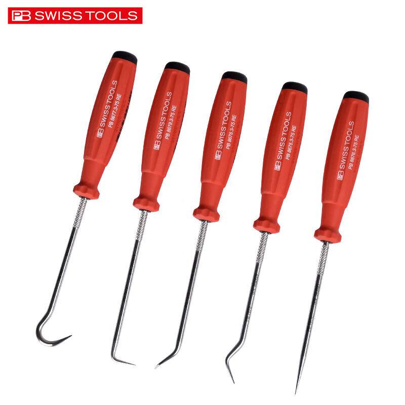 PB SWISS TOOLS/ 瑞铂 双组份手柄取出特殊工具5件卷包套 PB 8685.Set