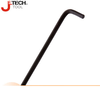 JETECH/捷科 六角对边4mm平头黑色标准长内六角 PS-4B