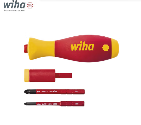 WIHA/威汉 电工绝缘定扭接头螺丝刀4件套 41477