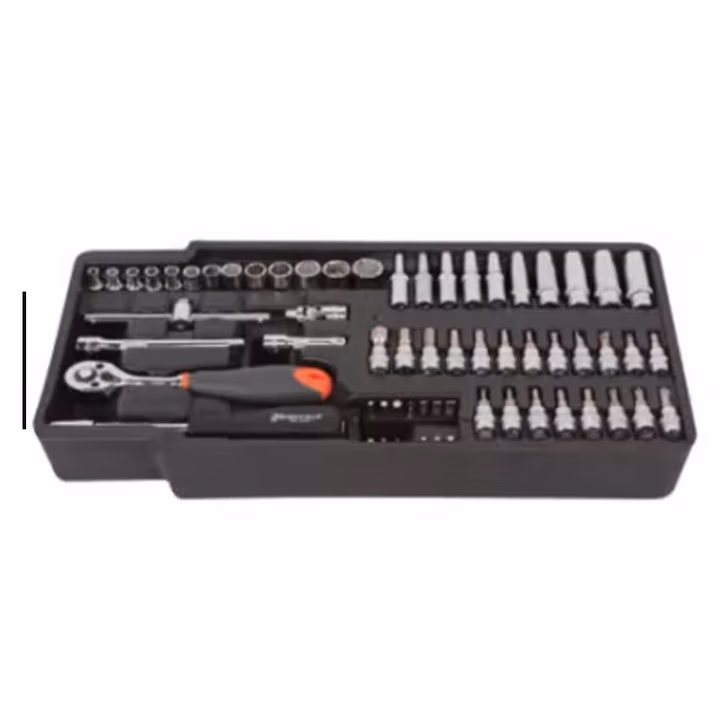 SHEFFIELD/钢盾 64件套6.3mm系列套筒组套 S025021