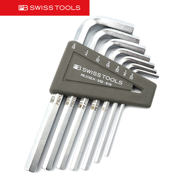 PB SWISS TOOLS/ 瑞铂 英制L型内六角7件套 PB 213Z.H
