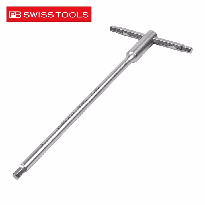 PB SWISS TOOLS/ 瑞铂 可滑动杆T型六角扳手 4.5
 PB 1204.4,5