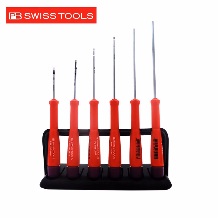 PB SWISS TOOLS/ 瑞铂 精密内六角螺丝刀6件套  PB 8642