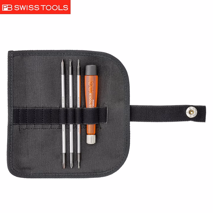 PB SWISS TOOLS/ 瑞铂 吸塑精密可换杆螺丝刀组套 PB 510.CN