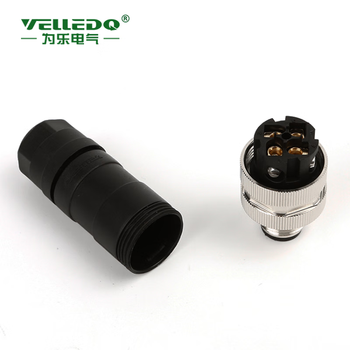 VELLEDQ/为乐电气 M12现场安装8针直 M12-M08T