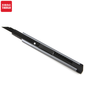 新绿天章8580 铝制9mm小号美工刀 30° 灰色 1把（把）