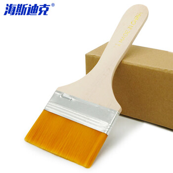 海斯迪克 HZL-71 尼龙刷 油漆木柄毛刷 黄毛涂料刷 清洁刷除尘刷 尼龙刷子黄毛 11#