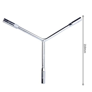 deli得力DL121417三叉扳手12x14x17mm(银)(支)