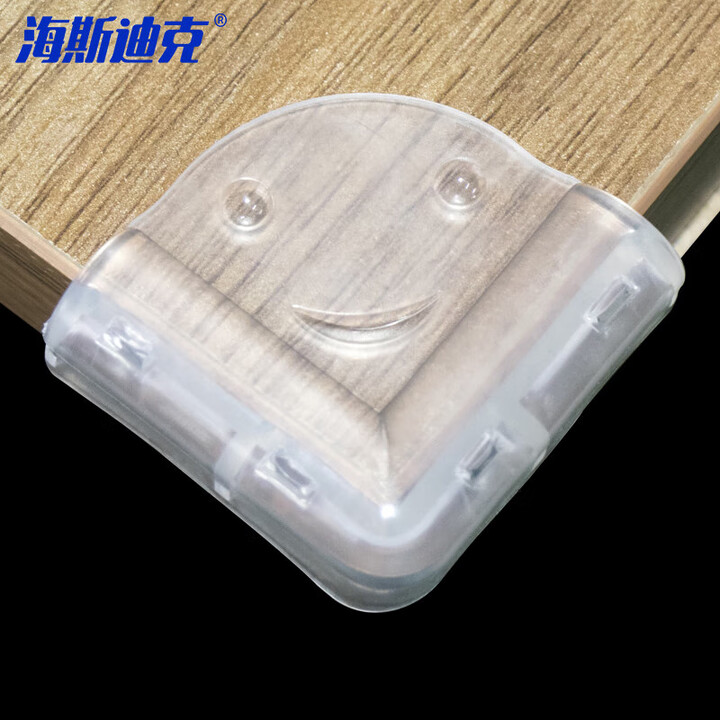 海斯迪克 gnxy-387 透明防撞护角 安全护角 保护角 透明防护桌角 笑脸L型防撞角（10个）