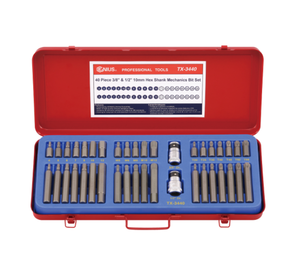 GENIUS/天赋 星形内6角内12角组合套装（40件套） TX-3440
