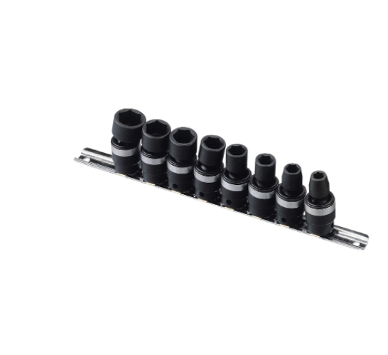 GENIUS/天赋 英制万向气动套筒组（8件套） TG-308S